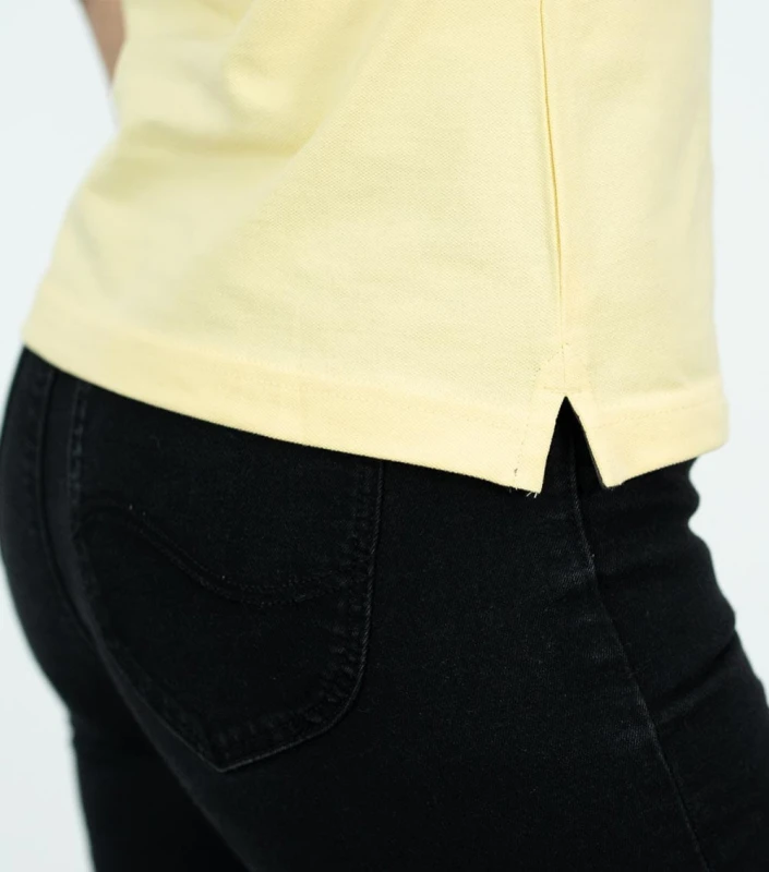 Koszulka Damska Polo Collar Up Z Własnym Nadrukiem