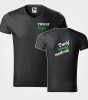 Koszulka Męska T-shirt Slim Fit V-neck Z Własnym Nadrukiem