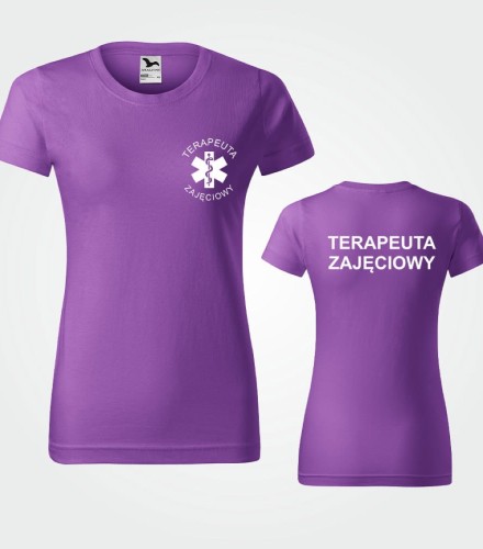 Koszulka Damska Terapeuta Zajęciowy 160g - Basic