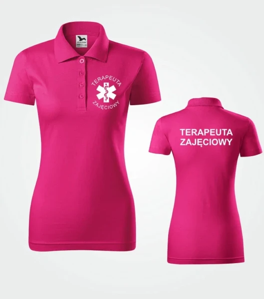 Koszulka Damska Medyczna Polo Terapeuta