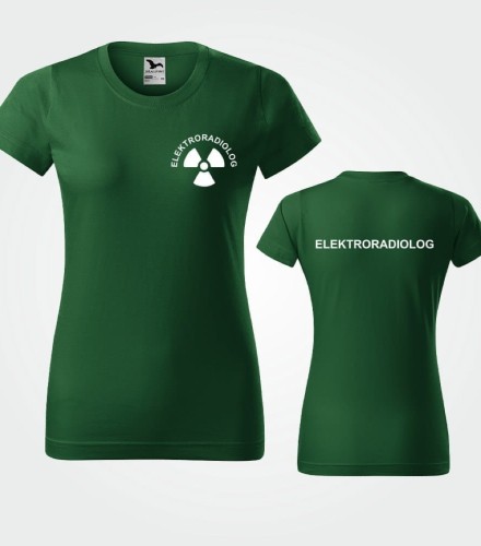 Koszulka Damska Elektroradiolog 160g - Basic