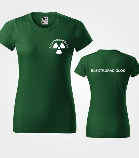 Koszulka Damska Medyczna Elektroradiolog