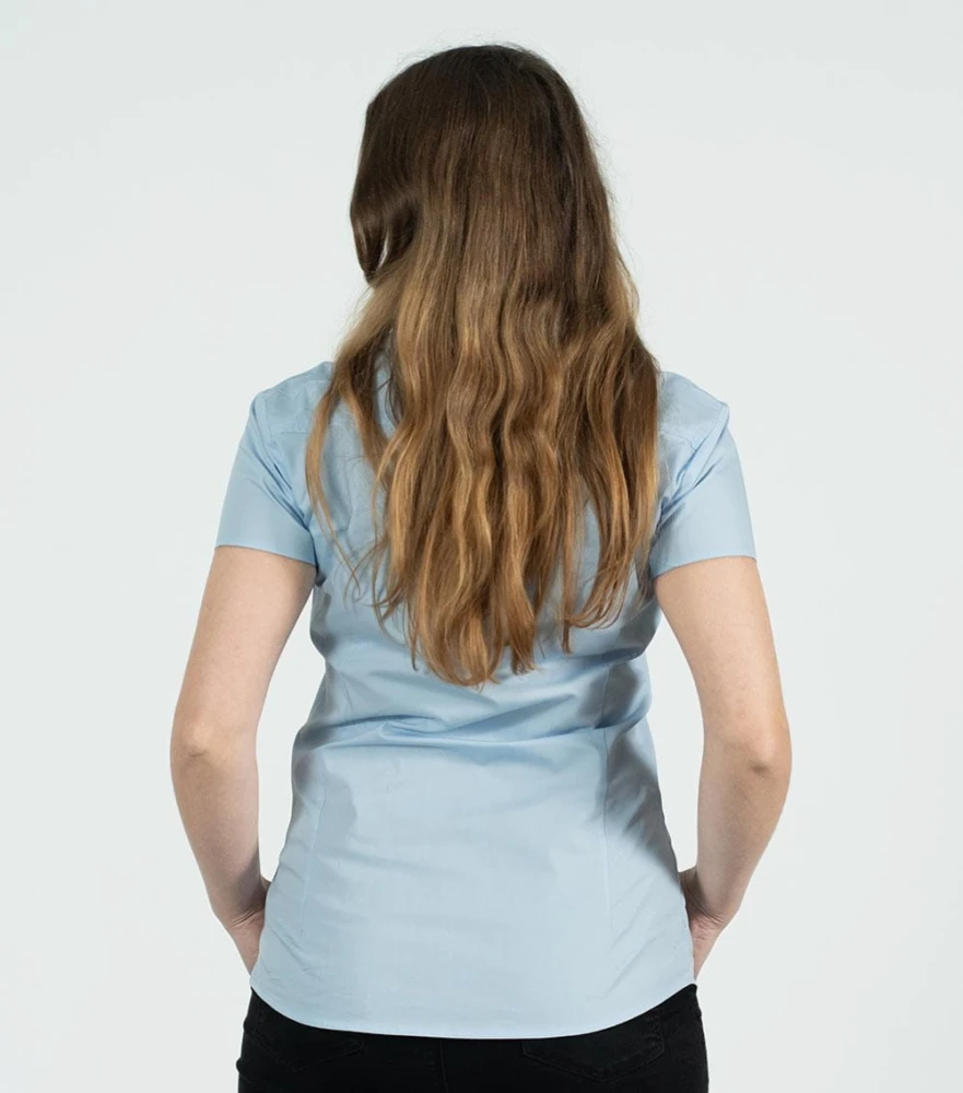 Koszula Damska Krótki Rękaw Chic z Własnym Nadrukiem