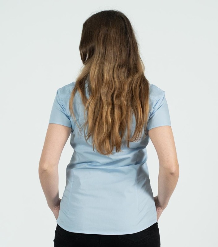 Koszula Damska Krótki Rękaw Chic z Własnym Nadrukiem