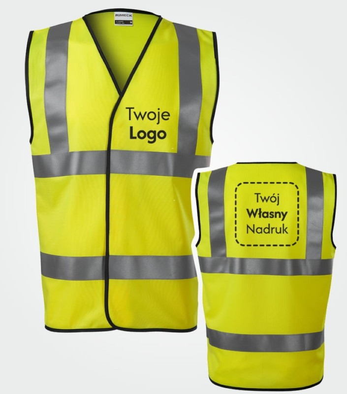 Kamizelka odblaskowa HV BRIGHT unisex