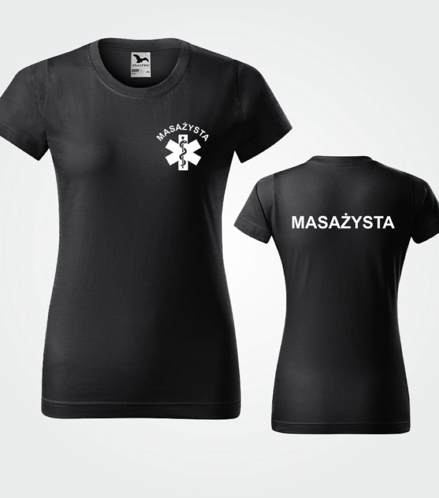 Koszulka Damska Medyczna Masażysta