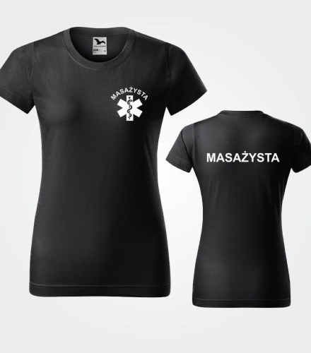 Koszulka Damska Masażysta 160g - Basic