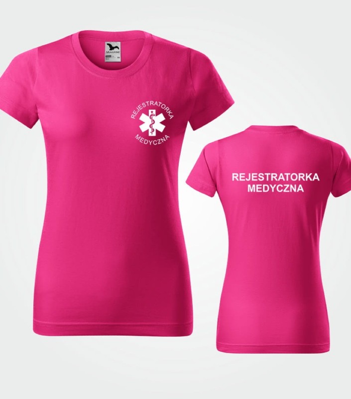 Koszulka Damska Rejestratorka Medyczna