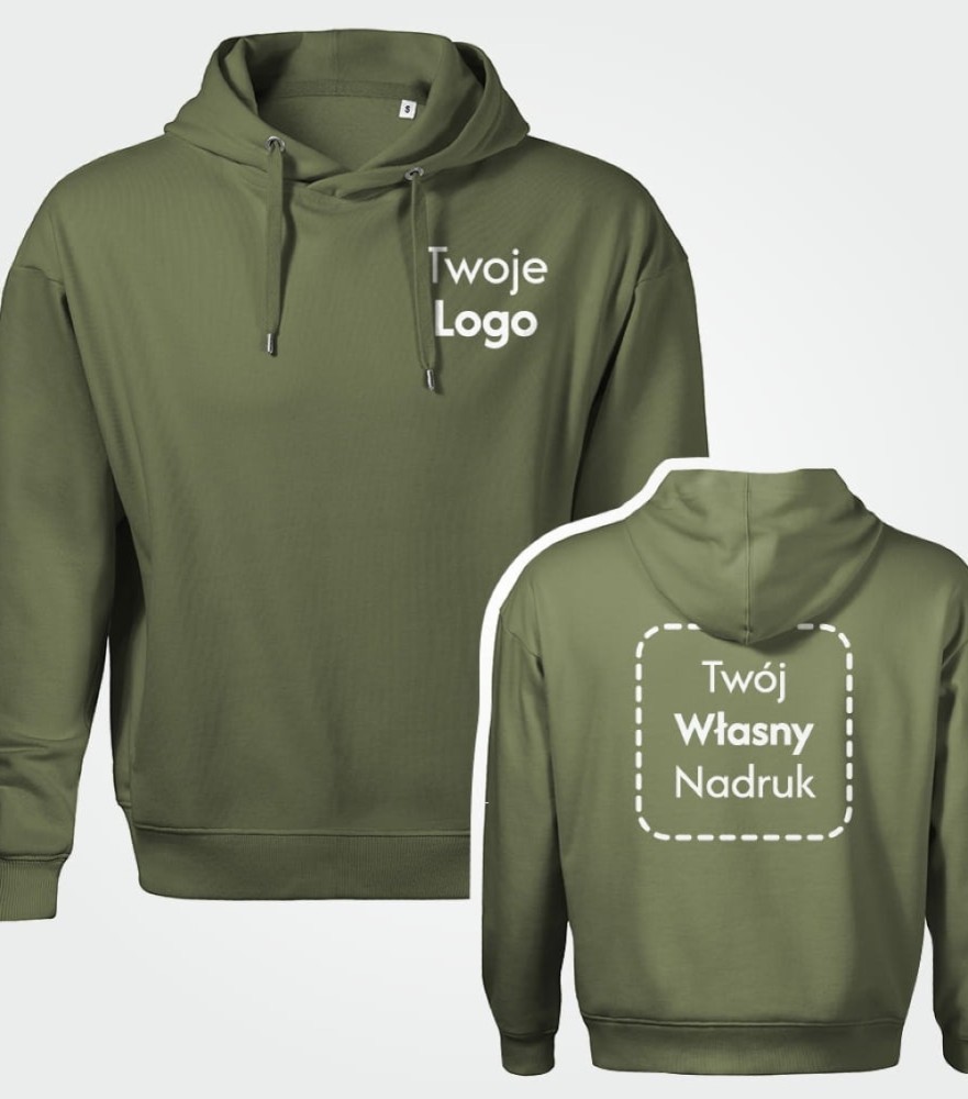 Bluza Męska Moon Z Własnym Nadrukiem