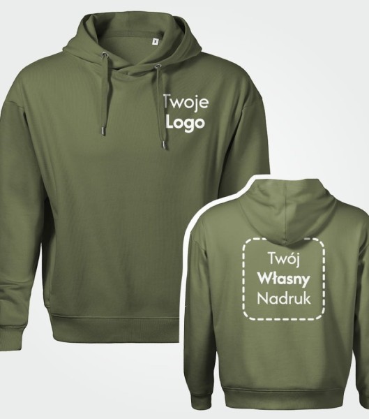 Bluza Męska Moon Z Własnym Nadrukiem