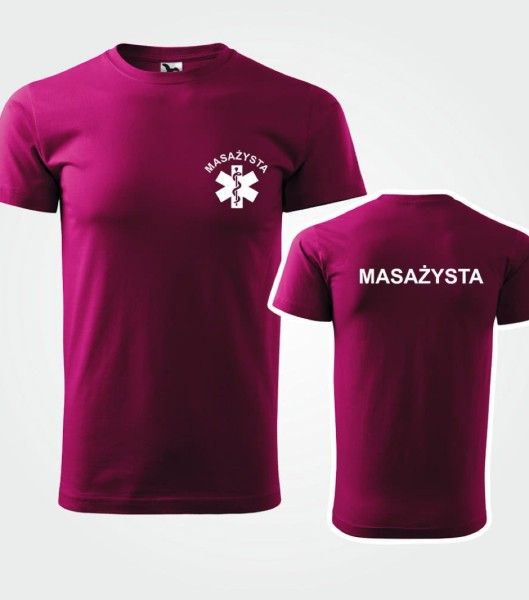 Koszulka Męska Medyczna Masażysta