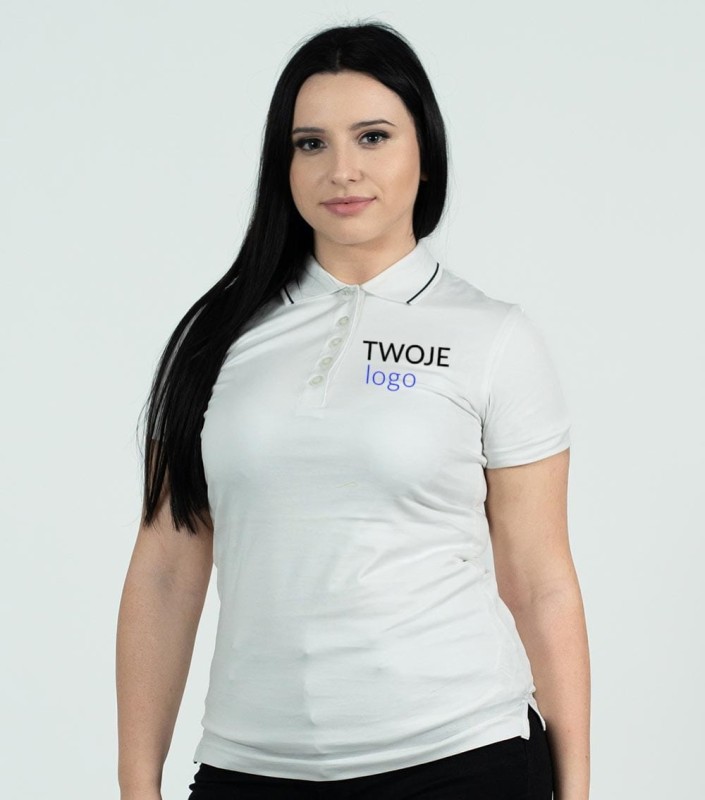 Koszulka Damska Polo Grand Z Własnym Nadrukiem