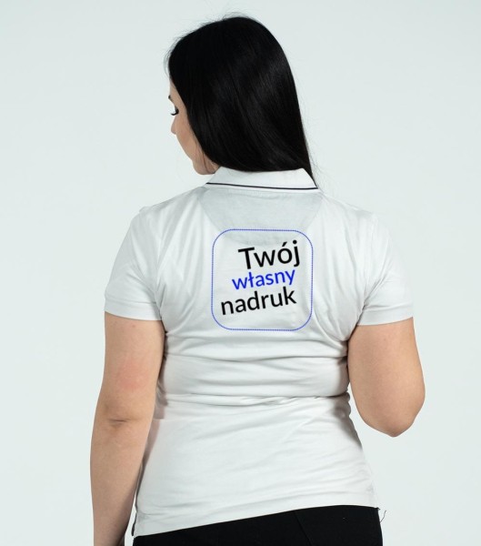 Koszulka Damska Polo Grand Z Własnym Nadrukiem