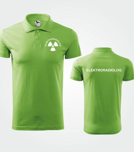 Koszulka Polo Męska Elektroradiolog 180g - Single J.
