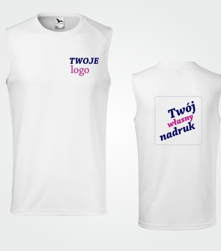 Top Męski Sportowy z Własnym Nadrukiem 150g – Breeze