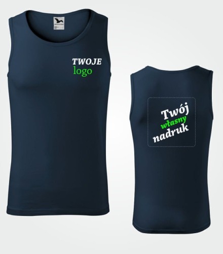 Top Męski Sportowy z Własnym Nadrukiem 160g – Core