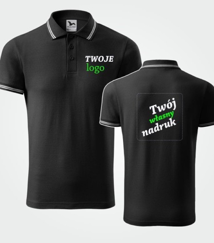 Koszulka Męska Polo z Własnym Nadrukiem 200g – Urban