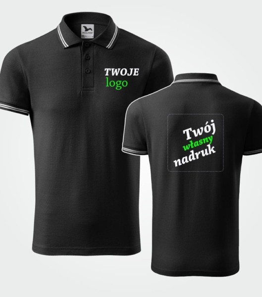 Koszulka Męska Polo Urban Z Własnym Nadrukiem