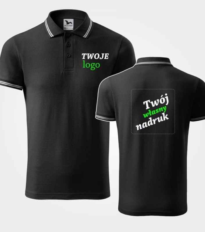 Koszulka Męska Polo Urban Z Własnym Nadrukiem