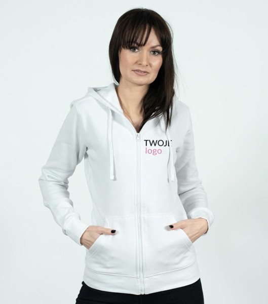 Bluza Damska Trendy Zipper Z Własnym Nadrukiem