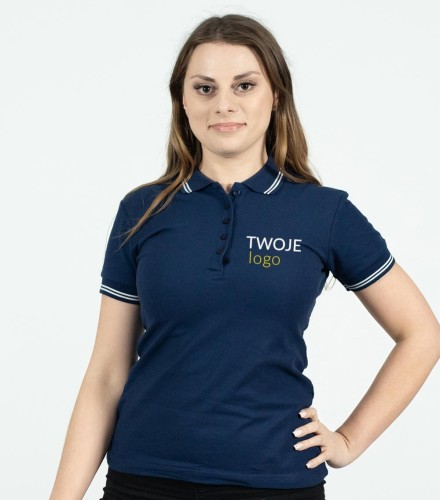 Koszulka Damska z Własnym Nadrukiem 200g - Polo Urban