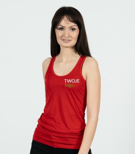 Top Damski Sportowy z Własnym Nadrukiem 135g - Racer