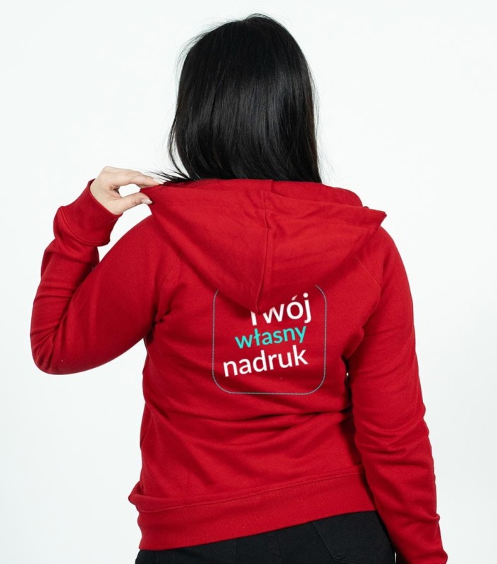 Bluza Damska Z Kapturem Voyage Z Własnym Nadrukiem