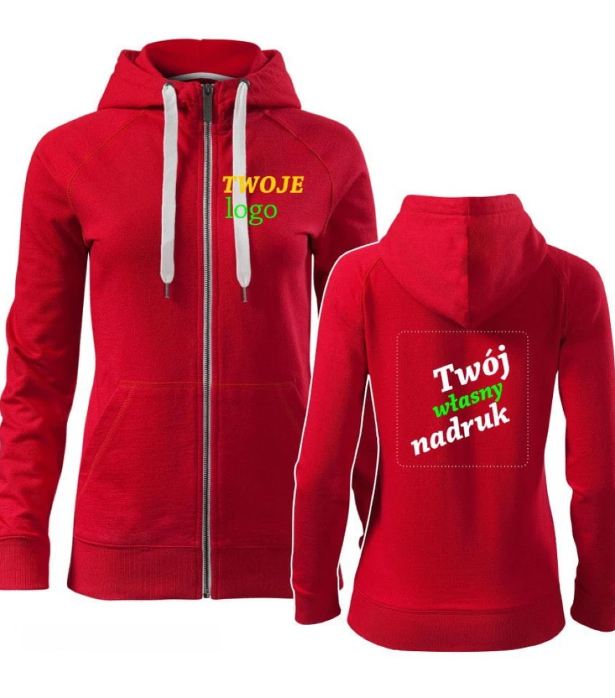 Bluza Damska Z Kapturem Voyage Z  Twoim Nadrukiem