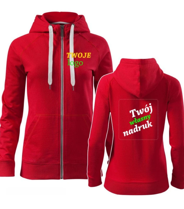 Bluza Damska Z Kapturem Voyage Z  Twoim Nadrukiem
