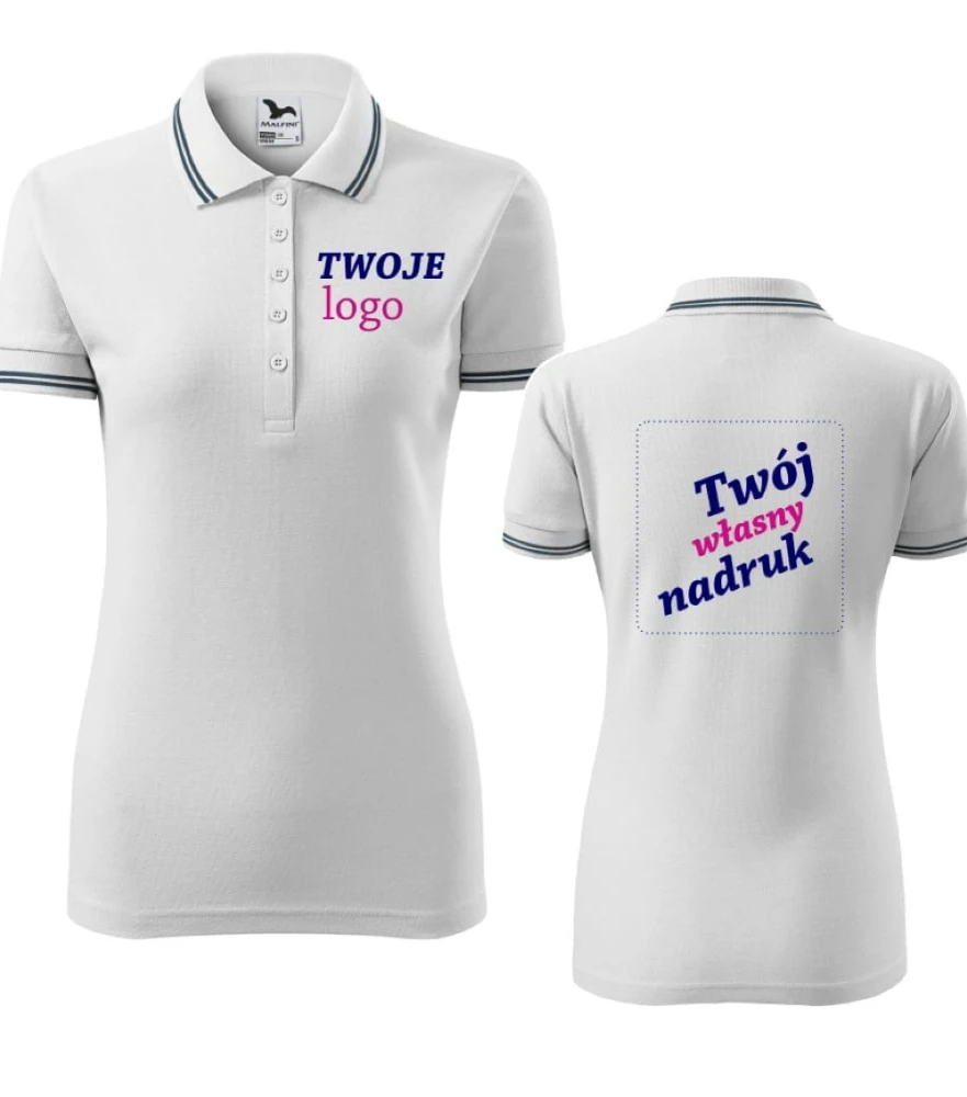 Koszulka Damska Polo Urban Z Twoim Nadrukiem