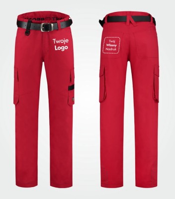 Spodnie Unisex Robocze z Własnym Nadrukiem 245g - Twill