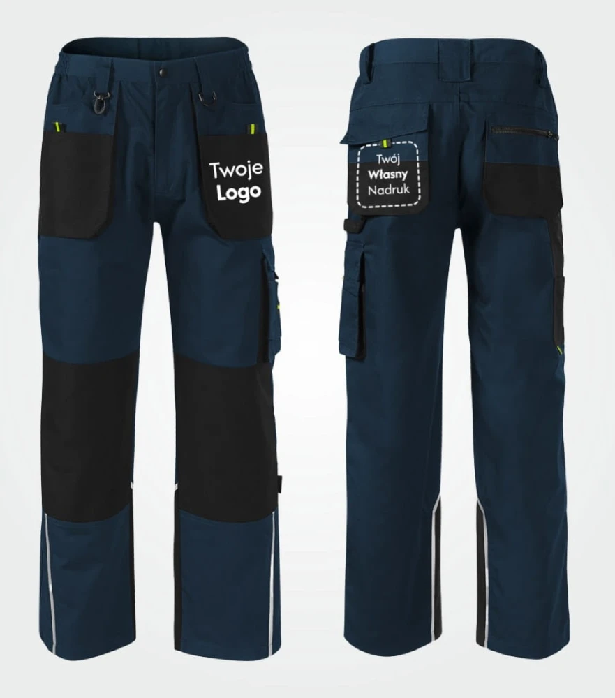 Spodnie Męskie Robocze Ranger z Własnym Nadrukiem