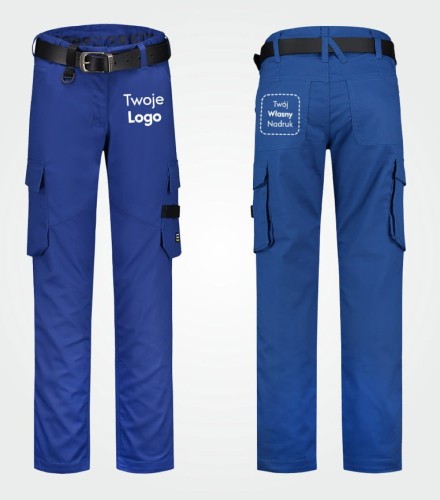Spodnie Damskie Robocze z Własnym Nadrukiem 245g – Twill