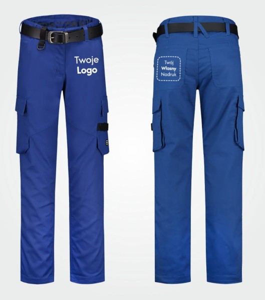 Spodnie Damskie Robocze Twill z Własnym Nadrukiem