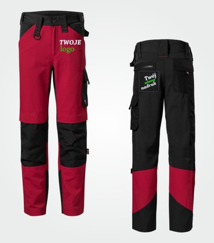 Spodnie Męskie Robocze z Własnym Nadrukiem – Vertex