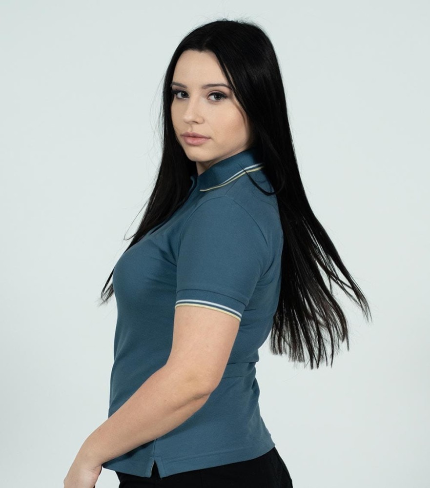 Koszulka Damska Polo Focus Z Własnym Nadrukiem