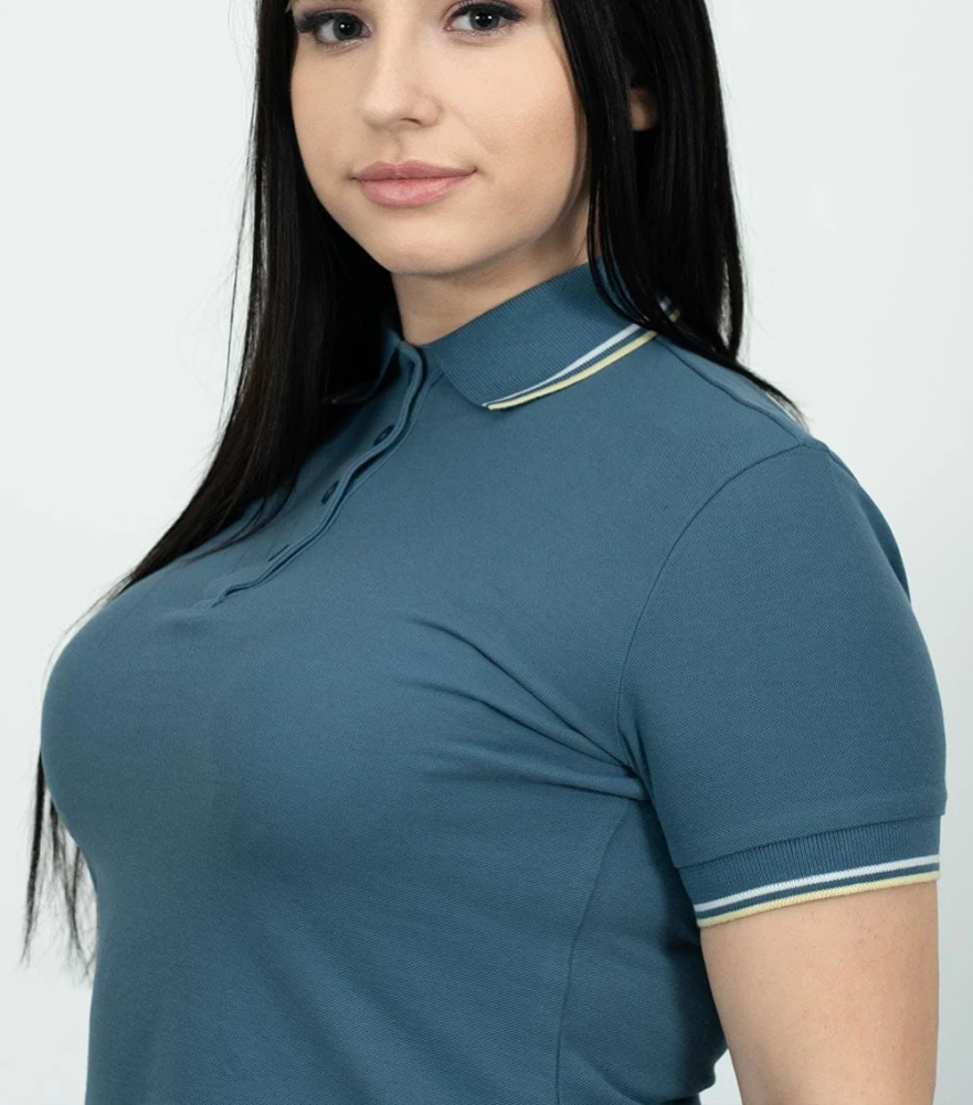 Koszulka Damska Polo Focus Z Własnym Nadrukiem