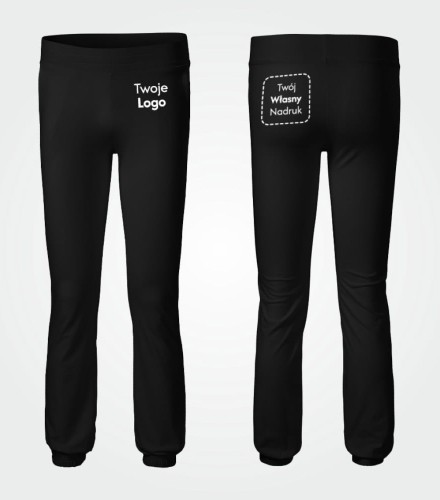 Spodnie Damskie Dresowe  z Własnym Nadrukiem 200g – Leisure