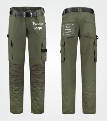 Spodnie Unisex Robocze z Własnym Nadrukiem 280g - Twill Cordura
