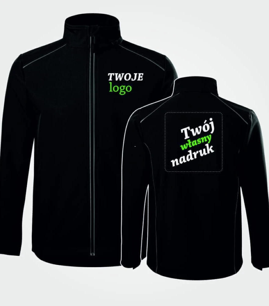 Kurtka Męska Softshell Valley Z Własnym Nadrukiem