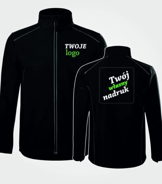 Kurtka Męska Softshell Valley Z Własnym Nadrukiem