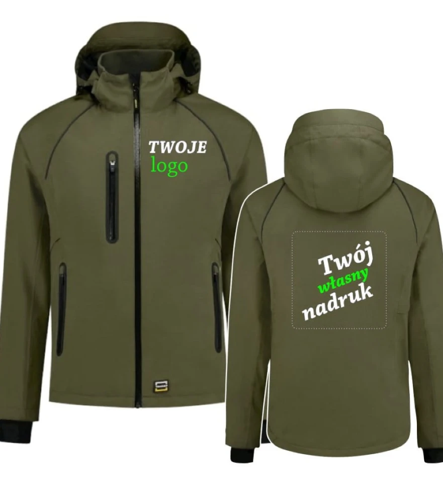 Kurtka Unisex Tech Shell Z Własnym Nadrukiem