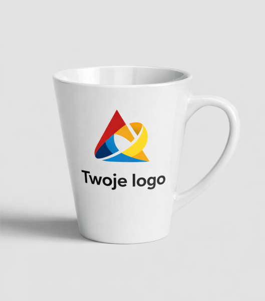Kubek Latte Biały Z Logo Firmy – miniatura 1000 × 1134