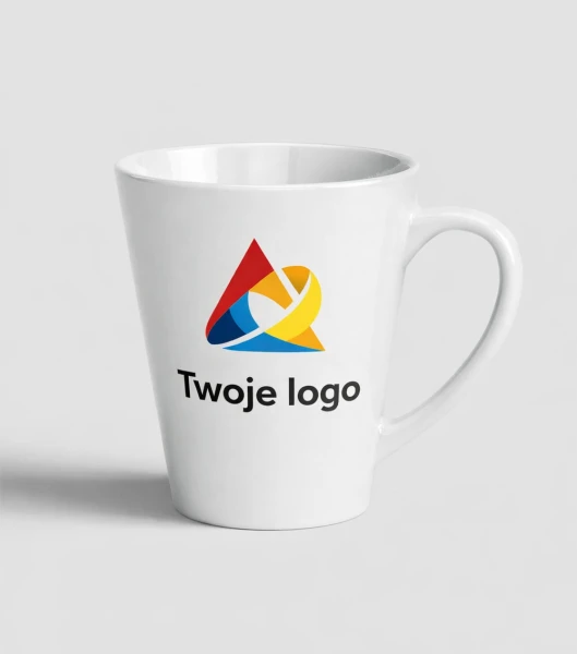 Kubek Latte Biały Z Logo Firmy – miniatura 1000 × 1134