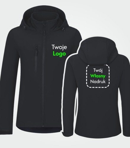 Kurtka Damska z Własnym Nadrukiem 280g - Trail