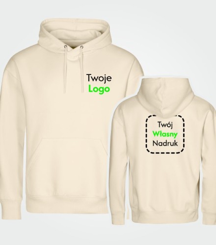 Bluza Unisex z Własnym Nadrukiem 280g - Cloud