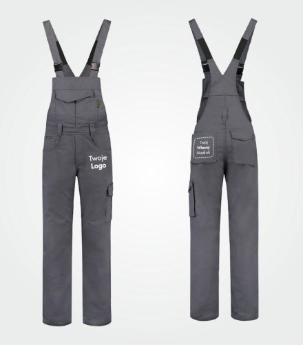 Ogrodniczki Unisex Robocze z Własnym Nadrukiem 245g - Dungaree Overall