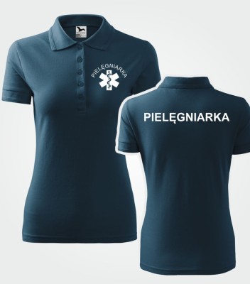 Koszulka Polo Damska Pielęgniarka 200g - Pique