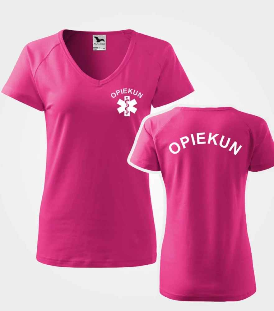 Koszulka V-neck Damska Opiekun 180g - Dream
