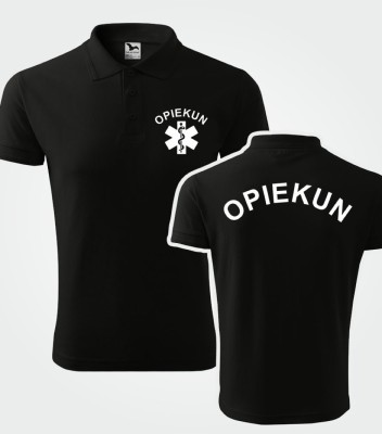 Koszulka Polo Męska Opiekun 200g - Pique